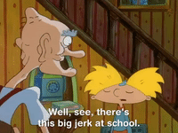 hey arnold nick splat GIF