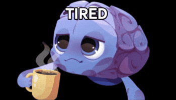 Tired I Hate Mondays GIF by Raena AI