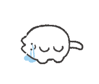 Sad Cat Sticker