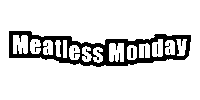 Vegan Monday Sticker by Jennifer Greenhill