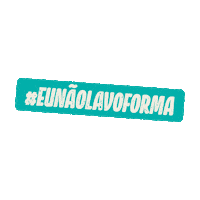 sulformas sulformas eu não lavo forma Sticker
