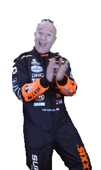 Racing Applause Sticker by Tim Coronel