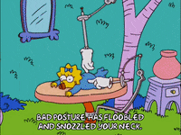 bart simpson massage GIF