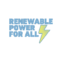 DavidSuzukiFDN electricity renewable energy renewables renewable power for all Sticker