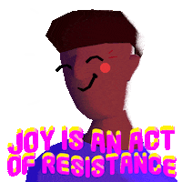 Joy Resist Sticker by INTO ACTION