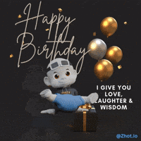 Happy Birthday GIF by Zhot