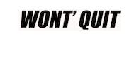 AceTemple gym no weakness acetemple wont quit Sticker