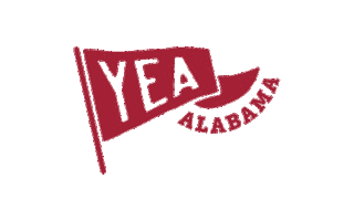 yea_ala college football roll tide bama alabama football Sticker