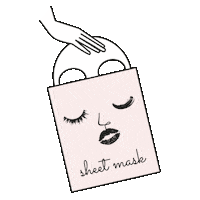 k-beauty sheet mask Sticker by PIBU Beauty