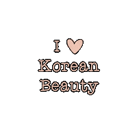 korean beauty love Sticker by Nudie Glow
