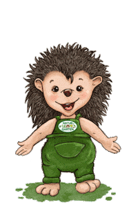 Garden Hedgehog Sticker by naturimgarten