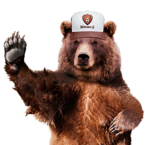 good morning hello Sticker by Barenwald