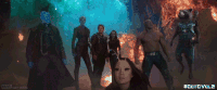 Guardians Of The Galaxy Teamwork GIF by Marvel Studios