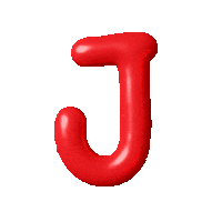 3D Alphabet Sticker
