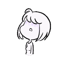 Sad Girl Sticker
