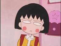 anime angry japan annoyed chibi maruko GIF
