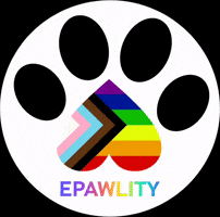 MagicalMochicorn pride equality bulldog frenchie GIF