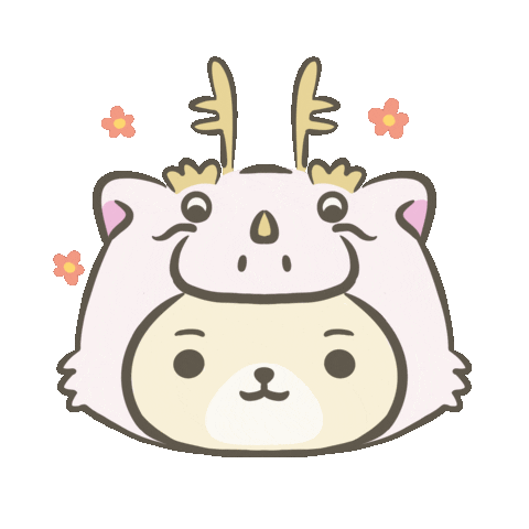 maggielulu giphyupload 龍 龍年 瑪姬與她的小夥伴 Sticker