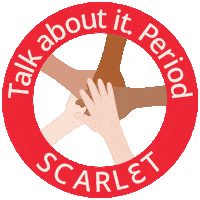 Periods Say It Louder Sticker by ScarletPeriod