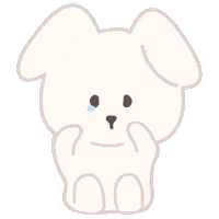 Sad Rabbit Sticker