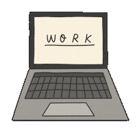 Work Computer Sticker
