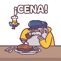 Hungry Bird Sticker by Castaways