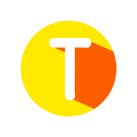 Orange Abc Sticker