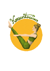 TheArtista yoga patience yogi yogapose Sticker