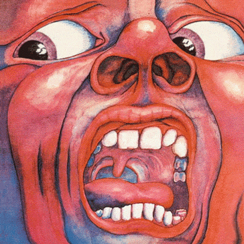 paullonden giphyupload album cover king crimson court of the crimson king GIF