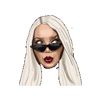Chica Rostro Sticker