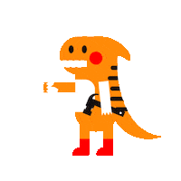 Shutterstock cute kawaii future dinosaur Sticker