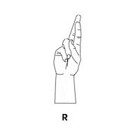 Sign Language R Sticker by Starbucks Malaysia