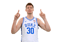 College Basketball Kiss Sticker by Duke Men's Basketball