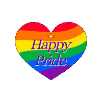 Rainbow Pride Sticker by Lincoln Goldfinch Law