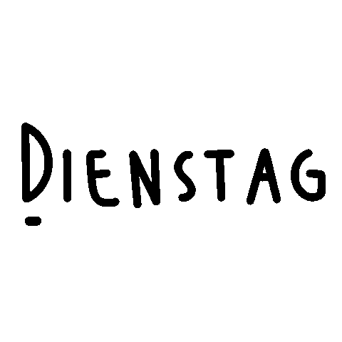 Dienstag Sticker by Heldenglück