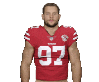 National Football League Shrug Sticker by San Francisco 49ers