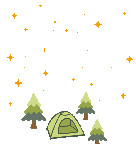 Camping Starry Night Sticker by Eddie Bauer