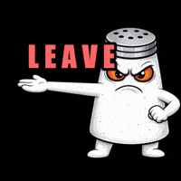 Go Away Goodbye GIF by SALT