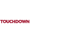 University Of Arkansas Touchdown Sticker by Arkansas Alumni Association