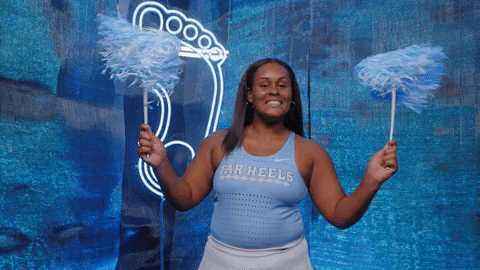 Happy North Carolina GIF by UNC Tar Heels