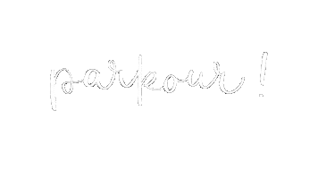 Lettering Parkour Sticker