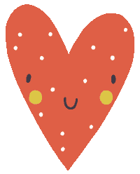 Heart Smile Sticker by CRAVE by Carli Rae Vergamini