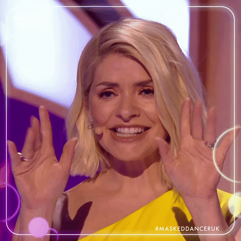 Holly Willoughby Kiss GIF by The Masked Singer UK & The Masked Dancer UK