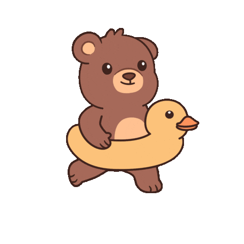 Happy On My Way Sticker by BEARISH