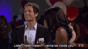 always sunny flirting GIF