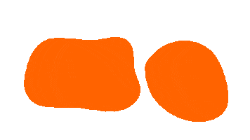 GnarleyNick nickelodeon orange splat slime Sticker