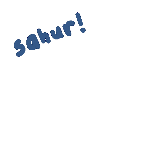 Suhoor Saur Sticker