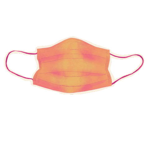 MichelleGuzmanO mask covid quarantine maskup Sticker