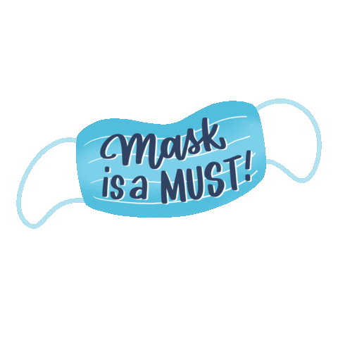 calligraphynimj mask maskup maskisamust Sticker