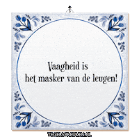 Wijsheid Reflectie Sticker by Tegelspreuken.nl